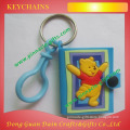 wholesale custom promotion Gift colorful frog rubber PVC keychain
